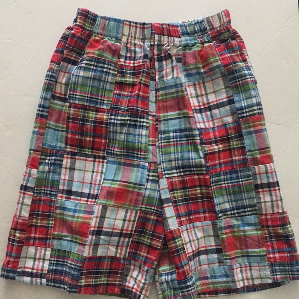 Boys plaid shorts